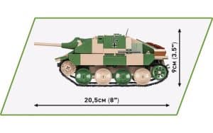 Jagdpanzer 38(t) Hetzer (555 Teile) (World War II)
