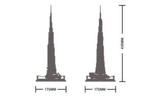 Burj Khalifa Tower Dubai (580 Teile)