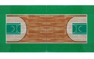 Grundplatte Basketballfeld 32×32 Noppen