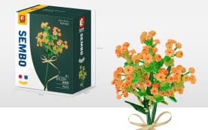 Sembo Blume Goldrute orange (134 Teile)