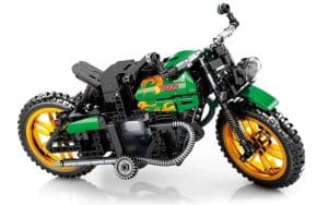Sembo  Technique Motorrad grün (444 Teile)