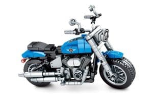 Sembo Motorrad blau (257 Teile)