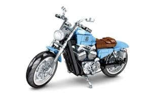 Sembo Motorrad blau Pullback (729 Teile)