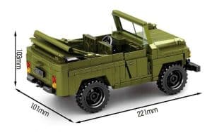 Sembo Militär Geländewagen Pullback (662 Teile)