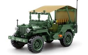 Sembo Willys MB US Geländewagen Pullback (807 Teile)