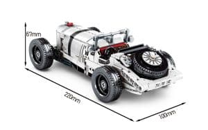 Sembo Oldtimer Cabrio Pullback (492 Teile)