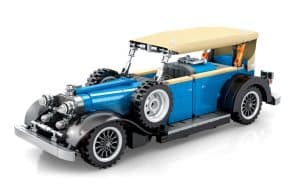 Sembo Oldtimer blau Pullback (785 Teile)