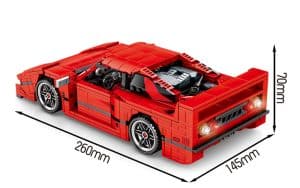 Sembo Sportwagen rot Pullback (811 Teile)