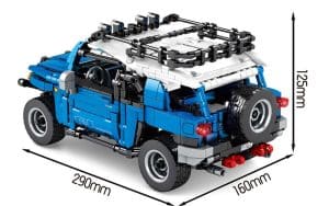 Geländewagen blau Pullback (999 Teile)