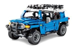 Geländewagen blau Pullback (999 Teile)