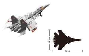 Shenyang J-15 Kampfflugzeug (285 Teile)