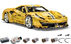 CaDA MASTER Italian Super Car gelb 1:8 inkl. Power System (3187 Teile)